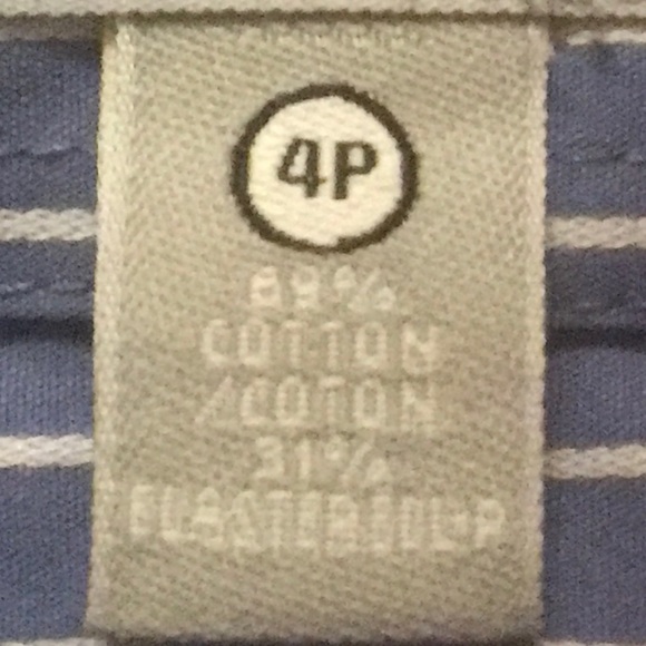 Foxcroft - Woman’s tailored pinstripes shirt, Size: 4P - Picture 8 of 9